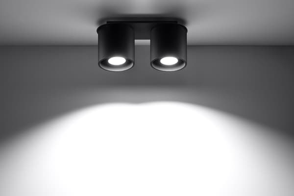 Spot ORBIS 2 Musta Sollux Lighting SL.0054