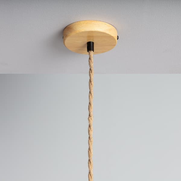 Bambu Hänglampa Hatt Boho Abruzzo Ponti E27