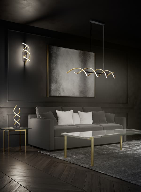 Bordlampe SEQUENCE guld Trio 541810208