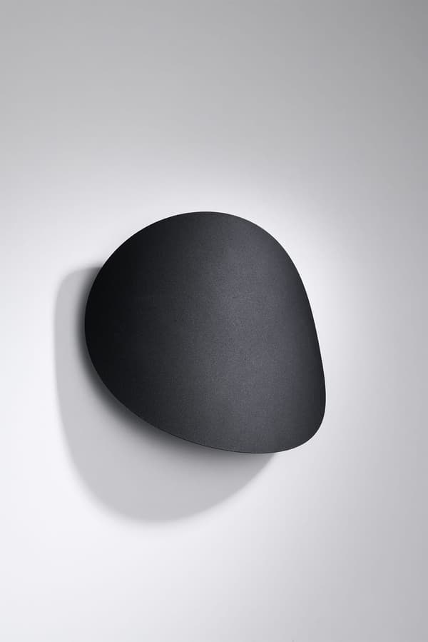 SENSES-seinävalaisin, musta, Sollux Lighting, malli SL.0935