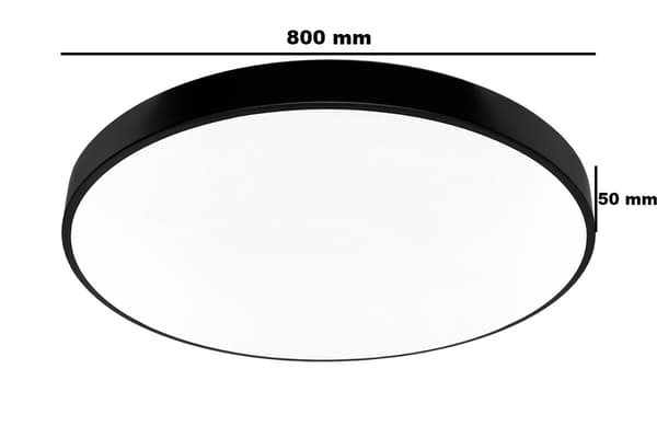 LED loftlampe 80W 80 cm sort Houston ID-4705 Idealed