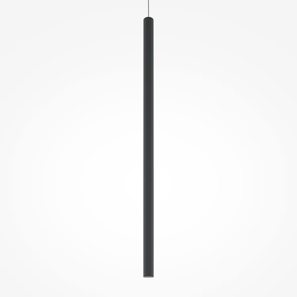 Pendellampe moderne sort lang LED-rør 6W PRO EXTRA Maytoni