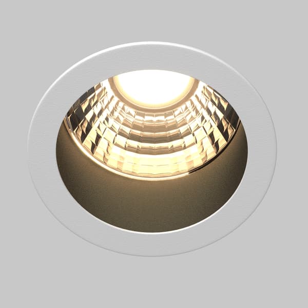 Infälld spotlight rund vit Ø6cm LED 9W Minor Maytoni
