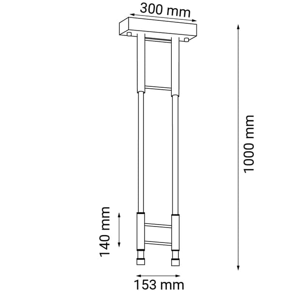 ALHA LED 32W Dohar moderne pendellampe, neutral farve