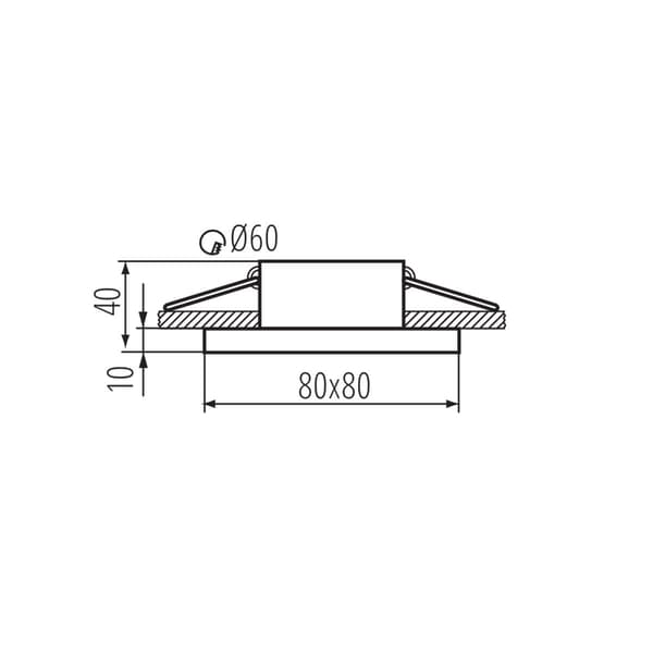 Kanlux FLINI loftarmatur model 33121 IP44