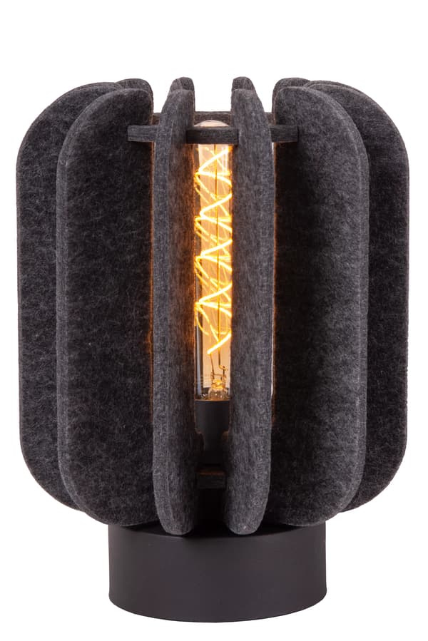Bordlampe sort grå E27 Rafal Lucide