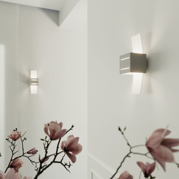 Seinävalaisin LORETO Harmaa Sollux Lighting SL.0202