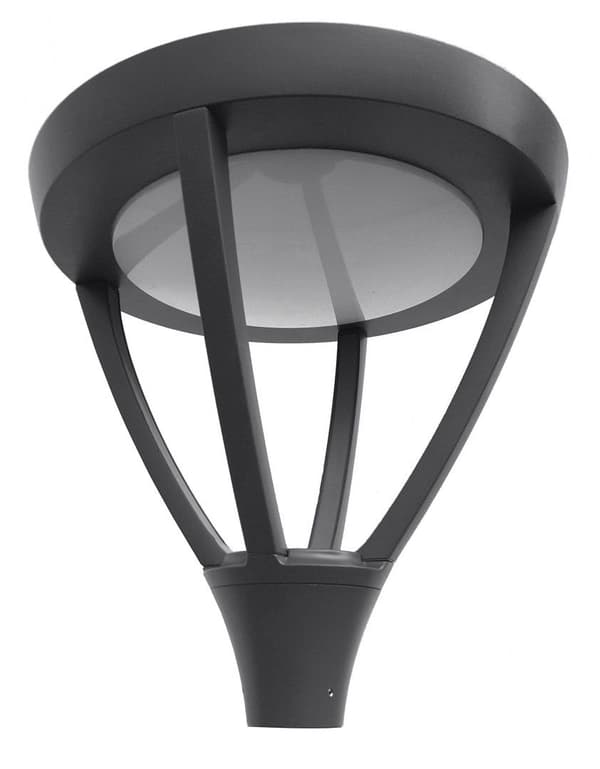 Lanternhoved diameter 44 cm LED 45W mørkegrå IP65 SU-MA Mars LS-LB-22A