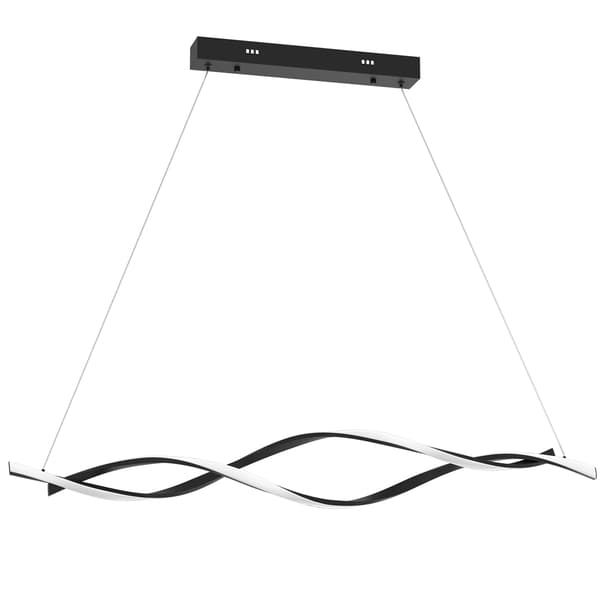 Moderne sort Grant LED 38W Milagro pendellampe