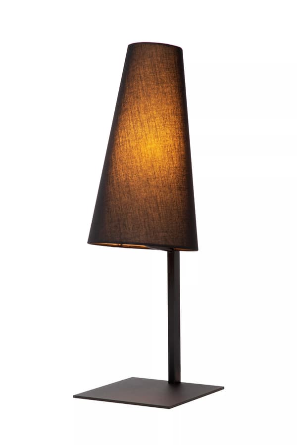 Sort bordlampe med skærm 56 cm E27 Gregory Lucide