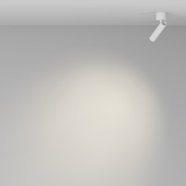 Rörlig takspotlight vit LED 6W Focus T Maytoni