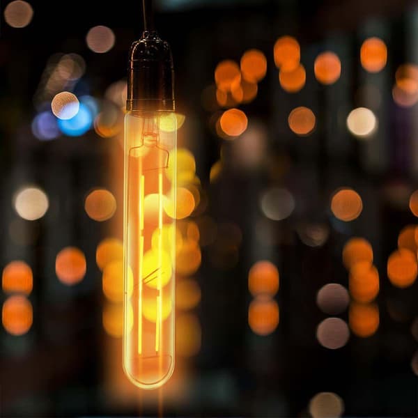 LED FILAMENT E27 6W bärnstensfärgad varm V-TAC
