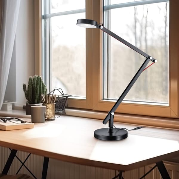 AMSTERDAM skrivebordslampe sort Trio 527920102