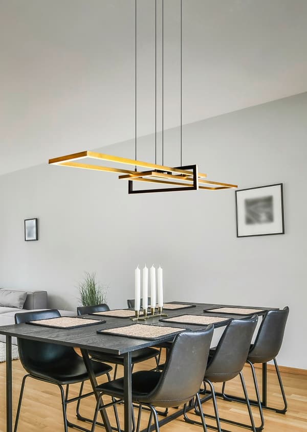 LED pendellampe SALINAS guld Trio 320310308