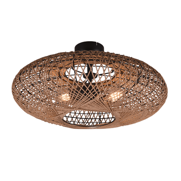 Moderne loftlampe HEDDA brun Trio 612300236
