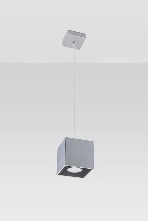 Pendellampe QUAD 1 Grå Sollux Lighting SL.0061