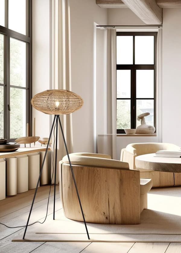 HEDDA gulvlampe sort Trio 412300136