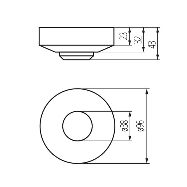 Rörelsesensor skymning MW ROLF vit 9m Kanlux 8821