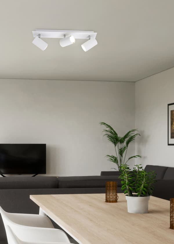 Takspotlight MARLEY vit Trio 802400301