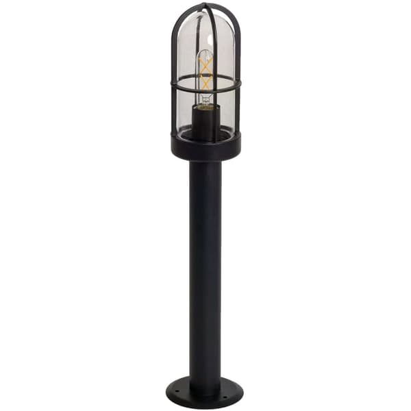 Udendørs havelampe, pæl, 60 cm, rustfrit stål, IP44 Abruzzo Marco E27