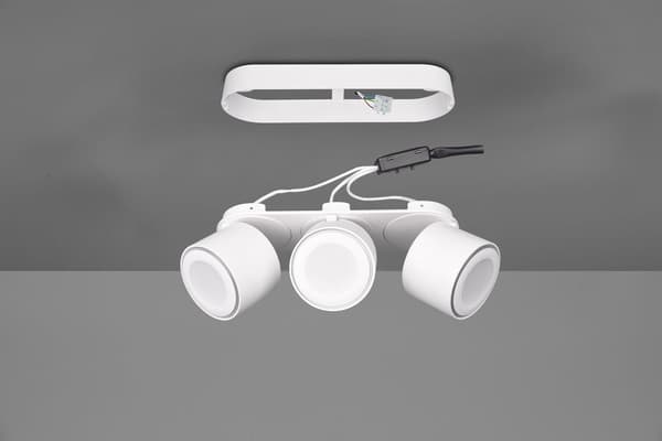 Takspotlight TAURUS vit Trio 652910331