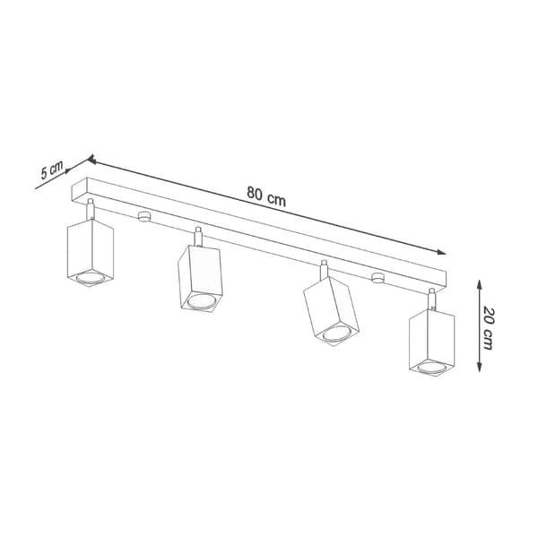 BAMBU 4 loftlampe eg Pure Lume model PU.1038