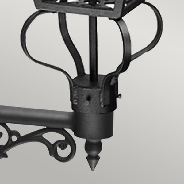 Utomhusvägglampa svart E27 60W Wilmslow Elstead