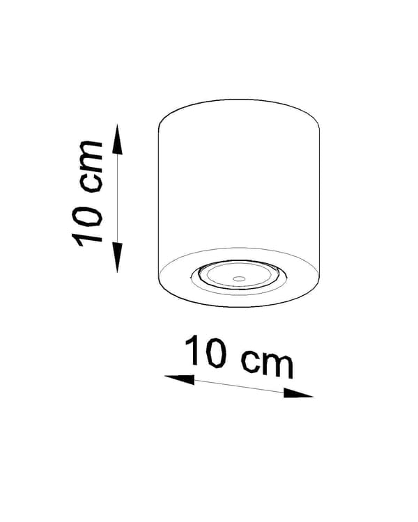 Spot ORBIS Luonnonpuu Sollux Lighting SL.0492