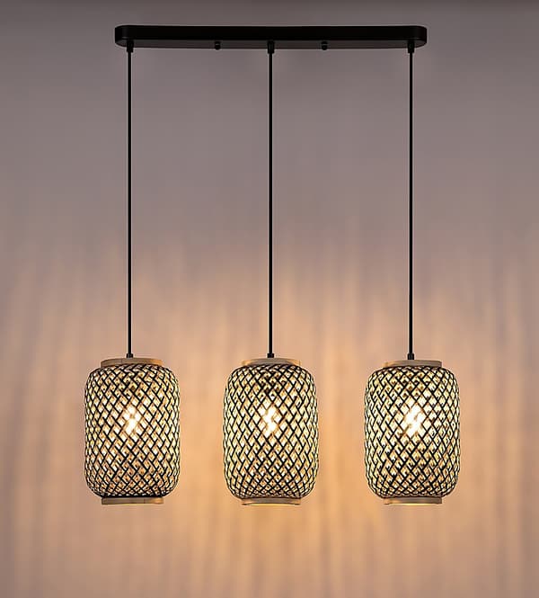 Skandinavisk lampe E27 3x40W mat sort 72093 Adalla Rabalux