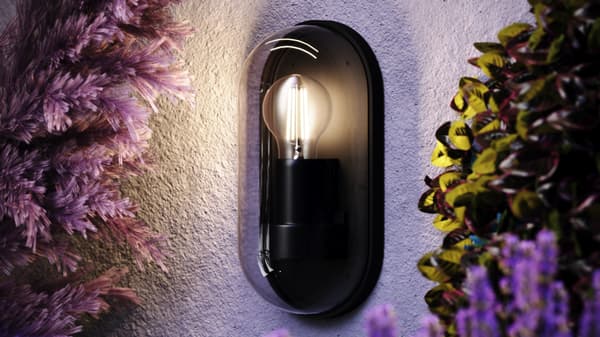 Maytoni Candle E27 15W teollinen grafiitinharmaa ulkoseinävalaisin