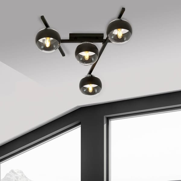 Emibig loftlampe 4xE14 40W SMART 4 BLACK/STRIPE 1105/4