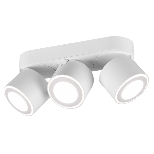 Takspotlight TAURUS vit Trio 652910331
