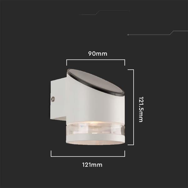 V-TAC IP54 VT-1140-23014 sort udendørs solcellelampe med bevægelsessensor