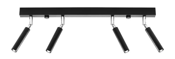 EYETECH 4 sort loftskinne Sollux Lighting SL.0900