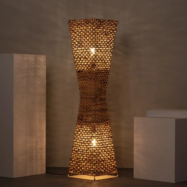 Boho Carlotta gulvlampe til stuen 130 cm 2xE27 Abruzzo