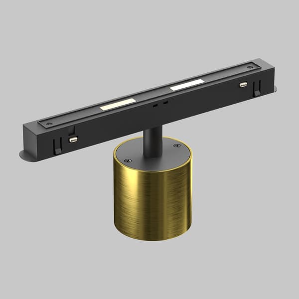 Magnetisk skinnespot guld-sort rund LED 7W ALFA S Maytoni Technical