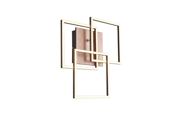 Loft loft moderne træ indbygget LED MOBILE brun RL R62883135