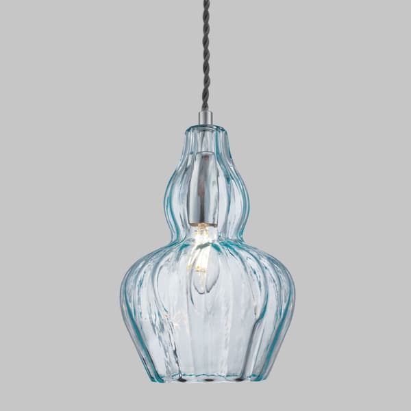 Pendellampe med glasskærm Eustoma Maytoni MOD238-PL-01-BL