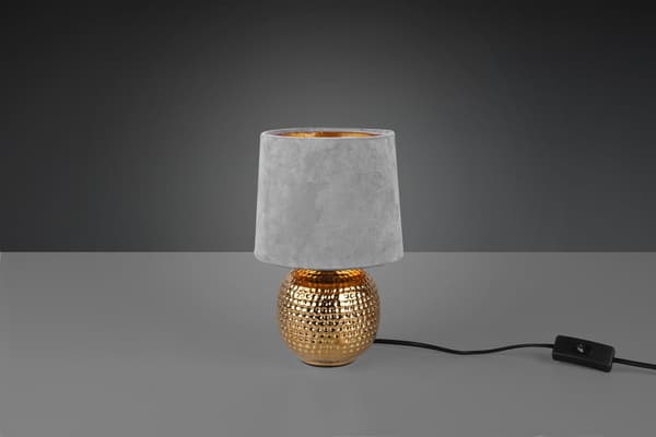 Bordlampe guld grå SOPHIA RL R50821011