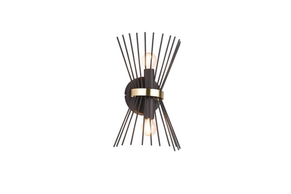 ROD dobbelt væglampe 2xE14 40W RL