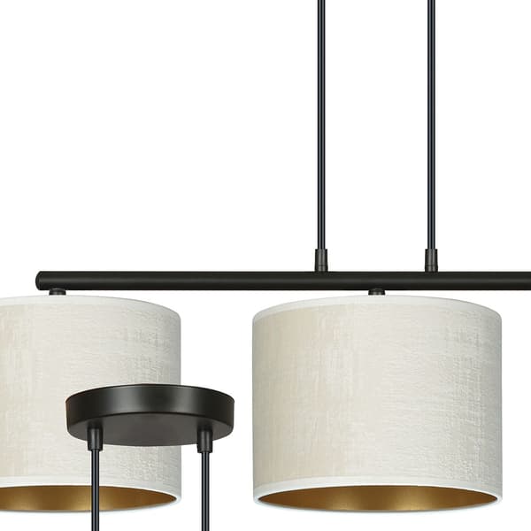 Lysekrone Emibig 3xE27 60W HILDE 3 BL WHITE 1052/3