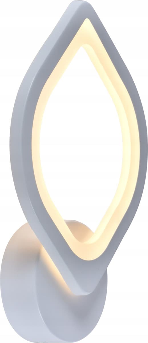 Vägglampa modern vit blad LED 20W Vargo