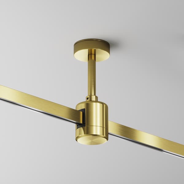 Loftmontering med lige strømstik 12 cm messing FLARITY Maytoni Technical