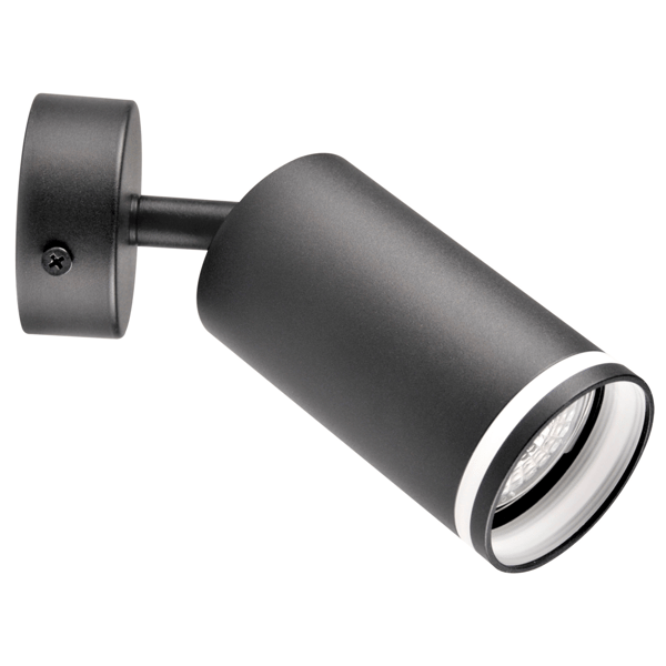 Væg- og loftlampe 1 GU10 Sort PARIS 322326 Polux