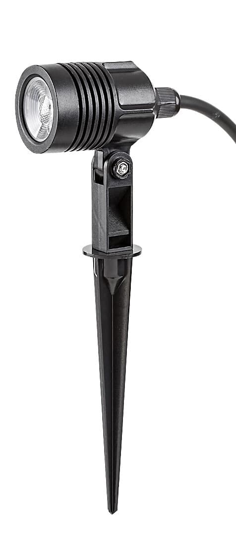 LED-maapiikkivalaisin 3W Turda musta 7060 Rabalux