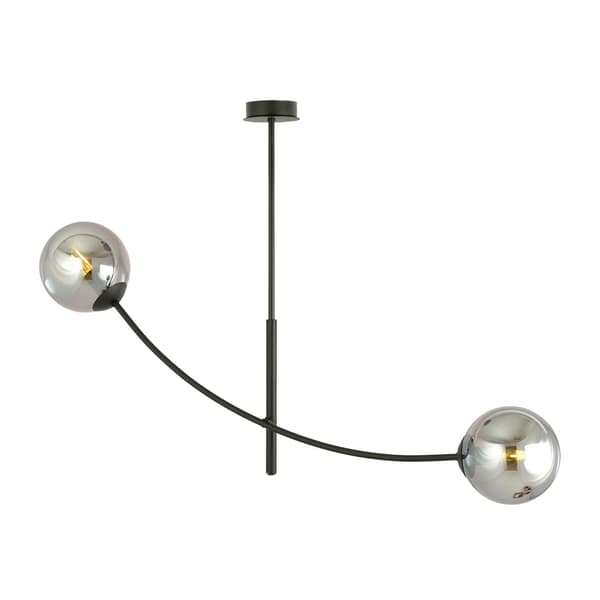 Emibig loftlampe 2xE14 40W HUNTER 2 SORT/GRAFIT 1100/2