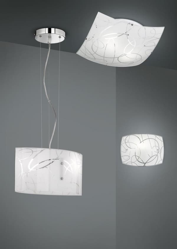 Loftlampe moderne SPIRELLI hvid Trio 604400201