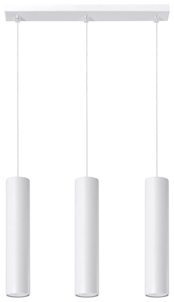 Lagos 3 vit ljuskrona Sollux Lighting SL.0325