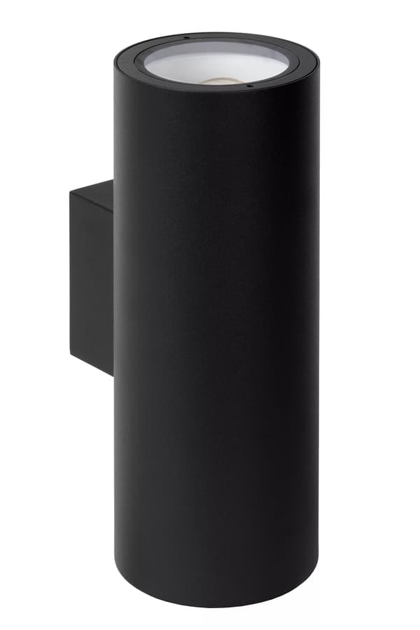 Ulkoseinävalaisin musta 2x E27 40W VOLANTIS Lucide