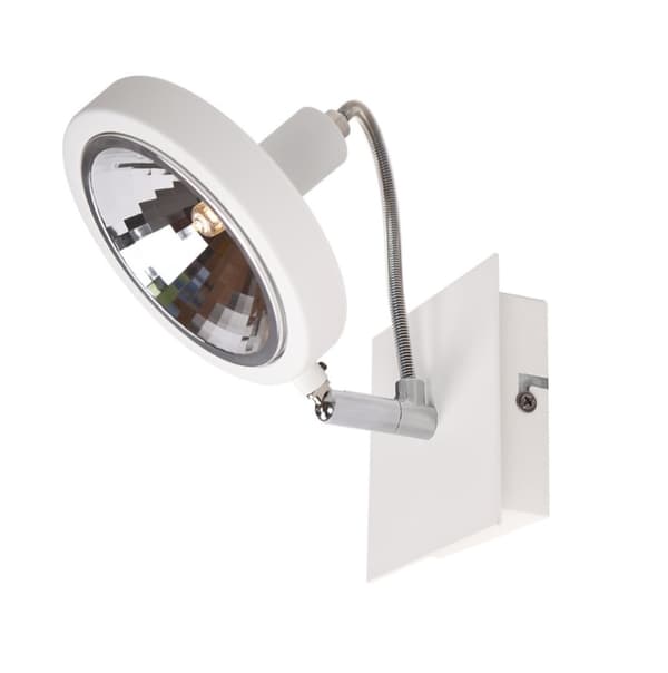 Modern rörlig rund vit takspotlight 1xG9 40W REFLEX Maxlight